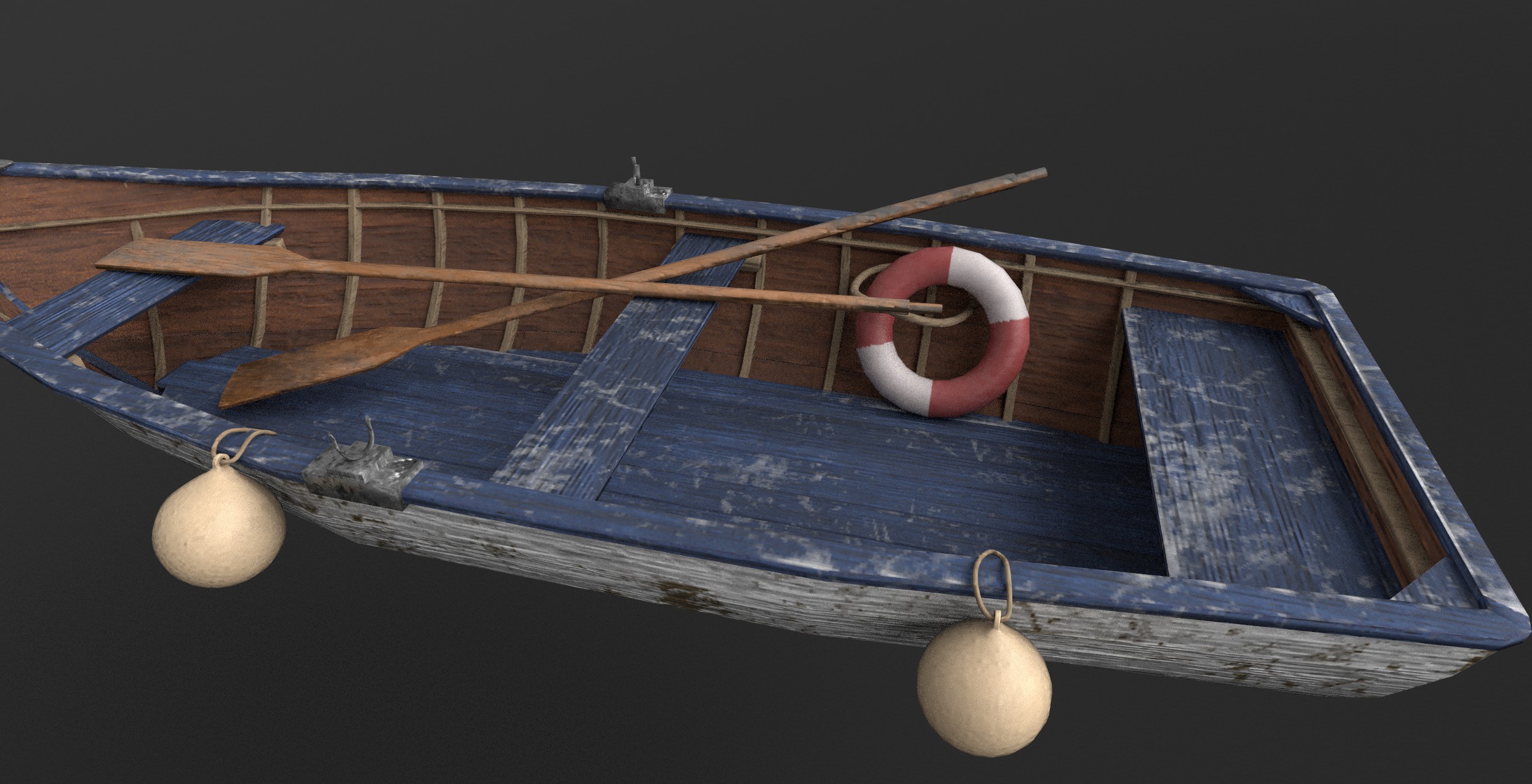 Fishing boat final side profile